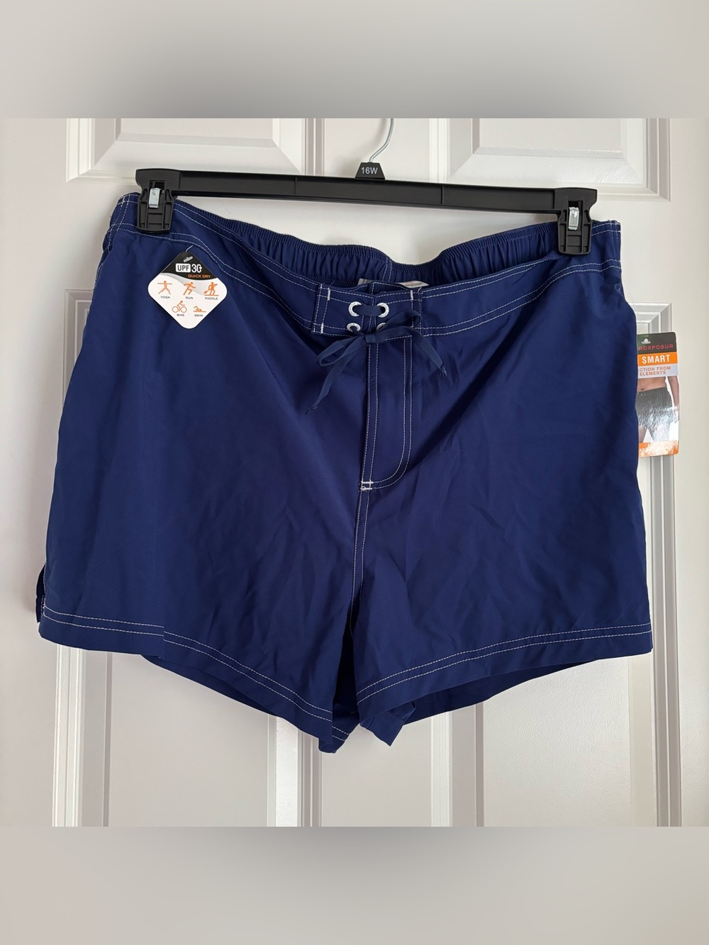 ZeroXposur Women's Navy Athletic Swim Shorts